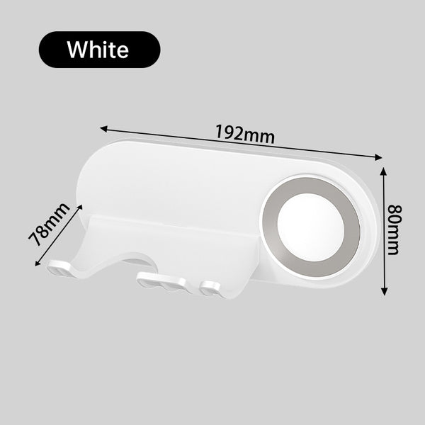 Support Mural Magnétique pour Sèche-Cheveux – Solution Pratique Sans Perçage pour Dyson, Leihen et Kexi